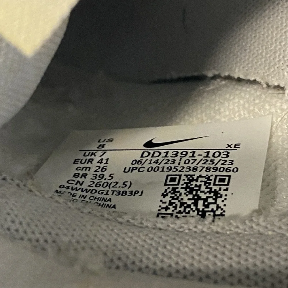Nike size mens